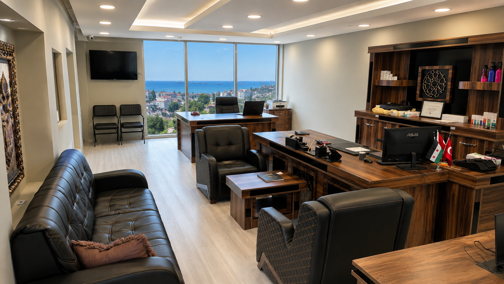 Fon E-Ofis Avcılar geniş aydınlık klimalı ve mobilyalı hazır ofis