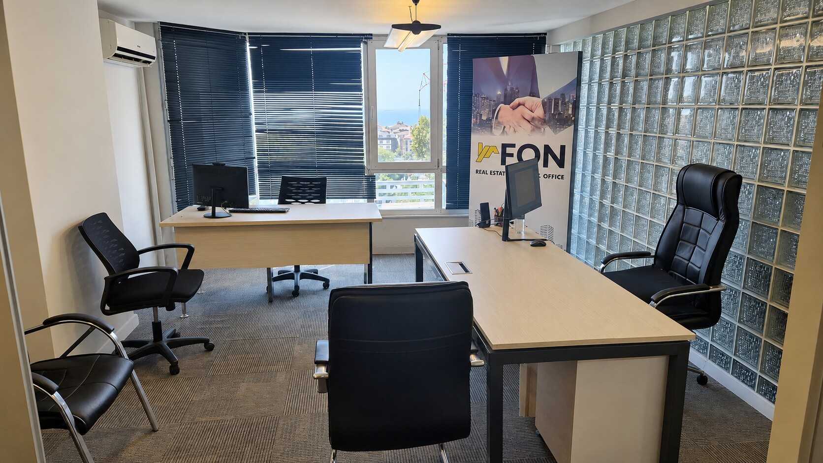 Fon E-Ofis Avcılar modern yönetici ofisi